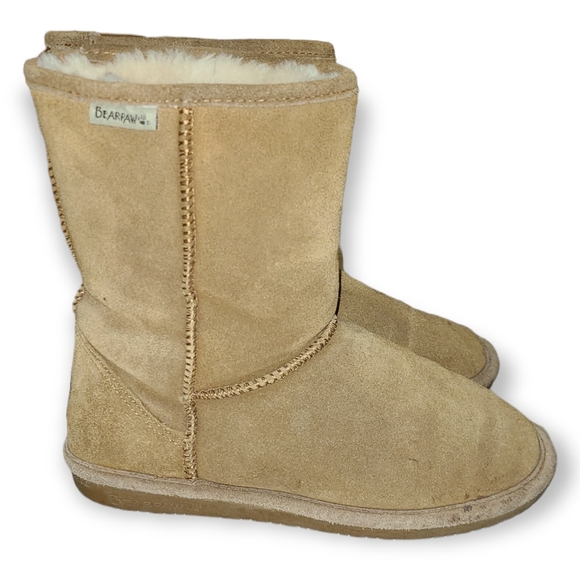 Bearpaw Emma 8" Mid Calf Suede Boot - Picture 3 of 10